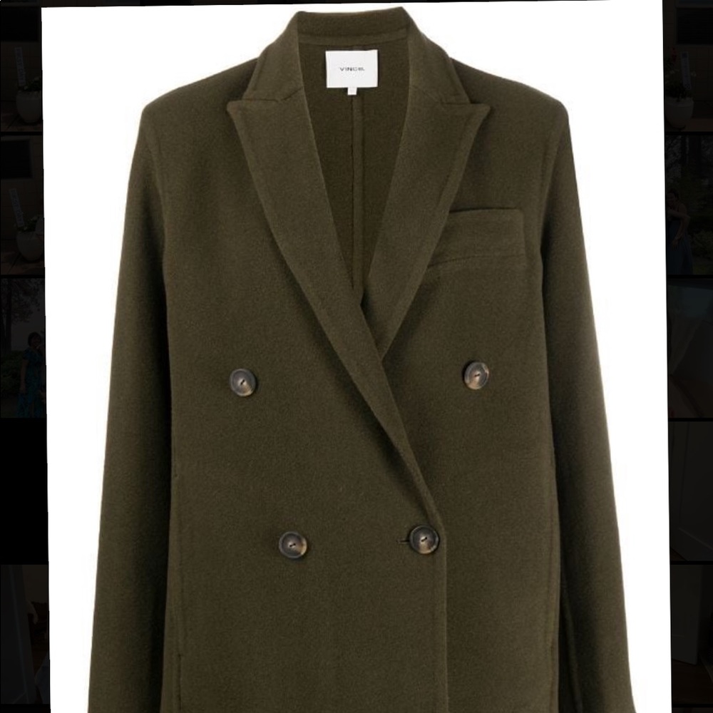 Vince double breasted wool jacket